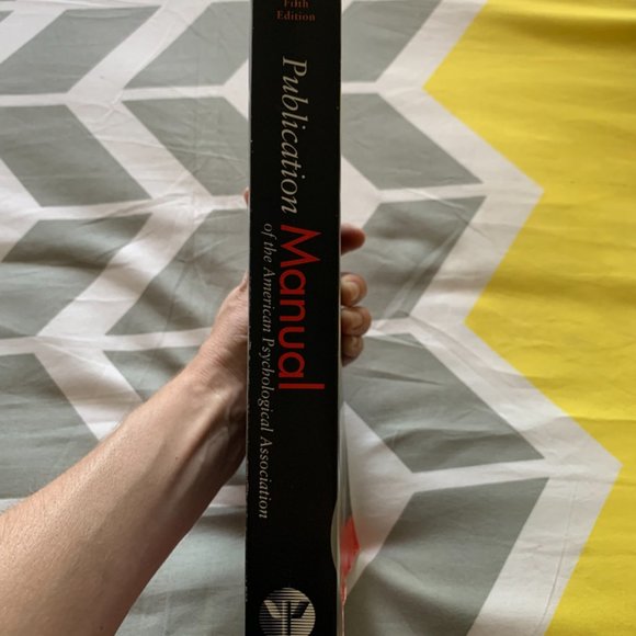 Publication Manual of the American Psychological Association Fifth Edition - Picture 3 of 3